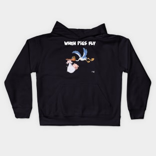 When Pigs Fly #4 Kids Hoodie